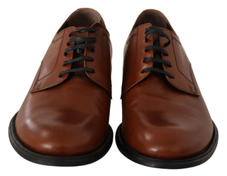 Elegant Brown Derby Formal Shoes - Luxury for You