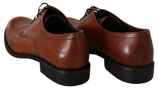 Elegant Brown Derby Formal Shoes - Luxury for You