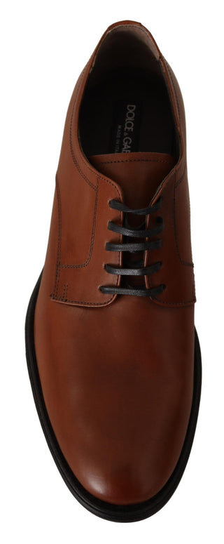 Elegant Brown Derby Formal Shoes - Luxury for You