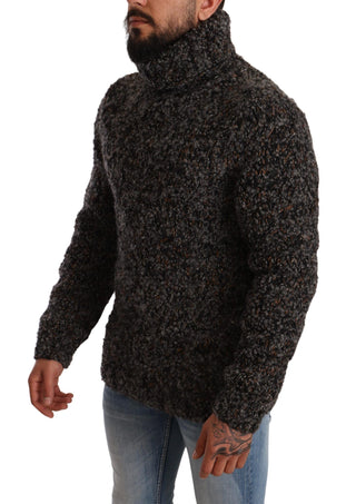 Elegant Speckled Turtleneck Wool-blend Sweater - Luxury for You