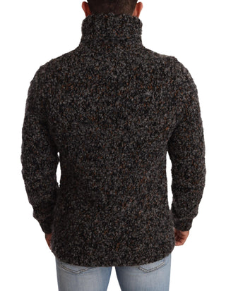 Elegant Speckled Turtleneck Wool-blend Sweater - Luxury for You