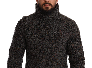 Elegant Speckled Turtleneck Wool-blend Sweater - Luxury for You