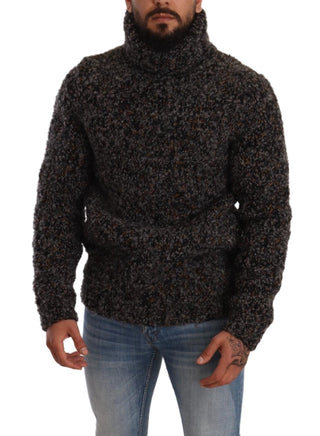 Elegant Speckled Turtleneck Wool-blend Sweater - Luxury for You