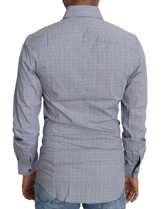 Sicilia Slim Fit Polka Dot Cotton Blend Shirt - Luxury for You