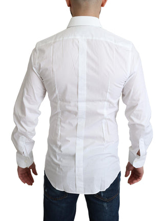 Elegant White Cotton Dress Shirt - Luxury for You