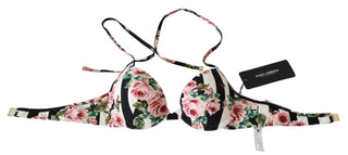 Elegant Rose Print Bikini Top - Luxury for You