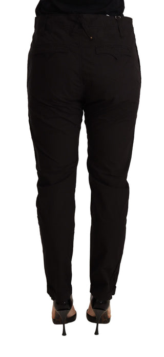 Elegant Black Baggy Cotton Pants - Luxury for You