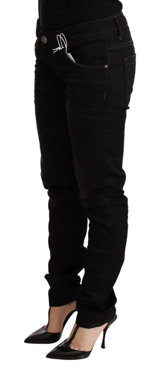 Sleek Black Wash Skinny Jeans - Luxury for You