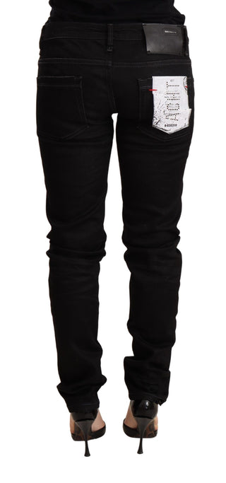 Sleek Black Wash Skinny Jeans - Luxury for You