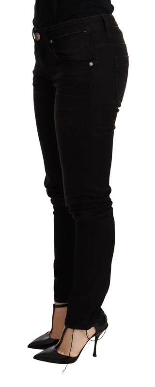 Elegant Slim Fit Black Denim - Luxury for You