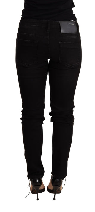 Elegant Slim Fit Black Denim - Luxury for You