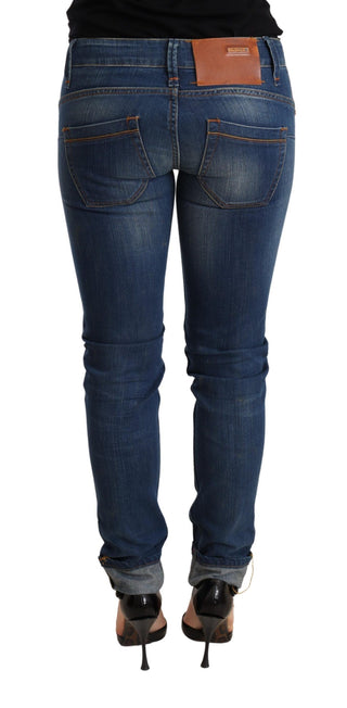 Chic Blue Washed Push-up Skinny Jeans - Luxury for You