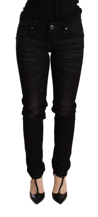 Chic Black Low Waist Skinny Denim - Luxury for You