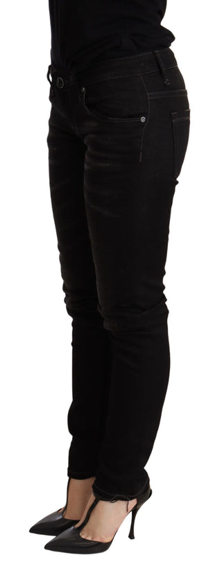 Chic Black Low Waist Skinny Denim - Luxury for You