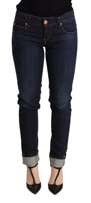 Chic Dark Blue Skinny Jeans - Luxury for You