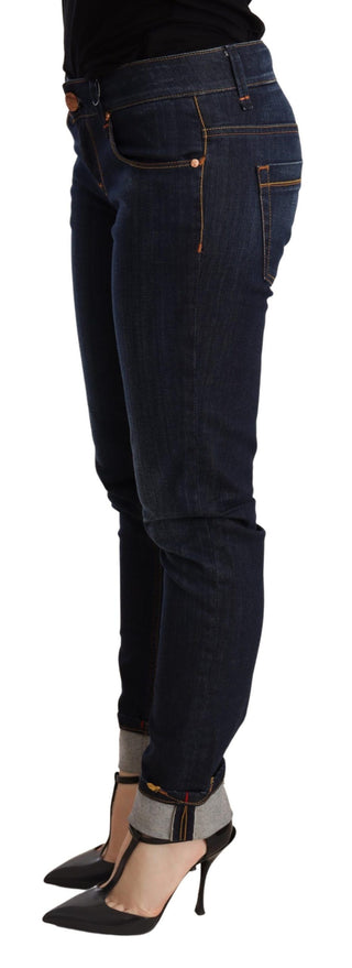 Chic Dark Blue Skinny Jeans - Luxury for You