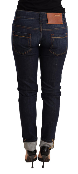 Chic Dark Blue Skinny Jeans - Luxury for You