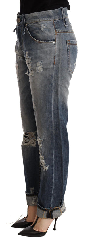 Authentic Mid Waist Baggy Denim Jeans - Luxury for You