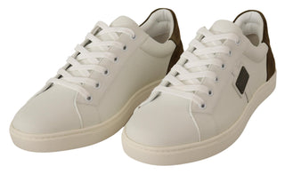 Chic White Leather Sneakers For Men - Luxury for You