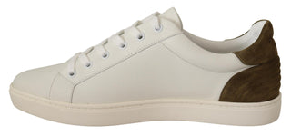 Chic White Leather Sneakers For Men - Luxury for You