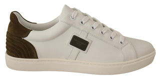 Chic White Leather Sneakers For Men - Luxury for You