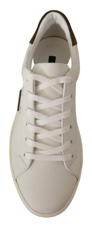 Chic White Leather Sneakers For Men - Luxury for You