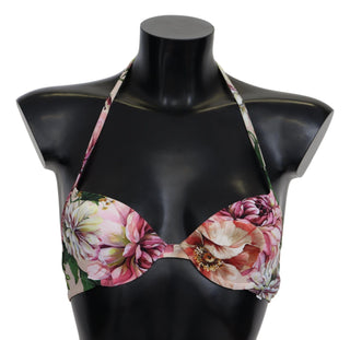 Floral Elegance Elastic Bikini Top - Luxury for You