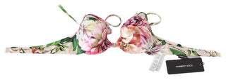 Floral Elegance Elastic Bikini Top - Luxury for You