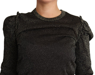 Elegant Cropped Sweater With Logo Detail - Luxury for You