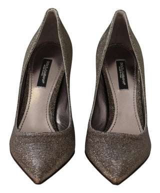 Elegant Silver Heels Pumps Classic - Luxury for You