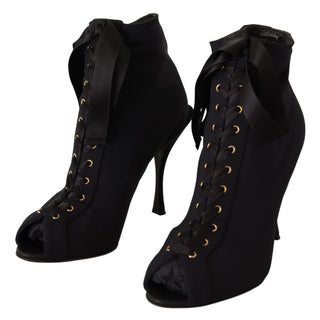 Elegant Ankle Open Toe Heel Boots - Luxury for You