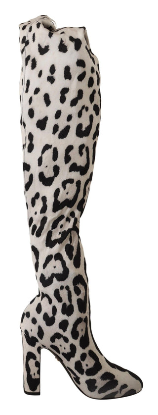 Chic Leopard High-heel Over-knee Boots - Luxury for You