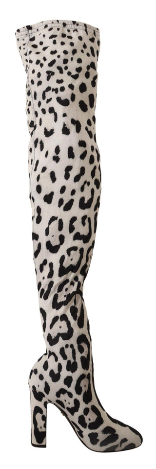 Chic Leopard High-heel Over-knee Boots - Luxury for You