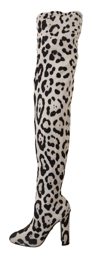 Chic Leopard High-heel Over-knee Boots - Luxury for You