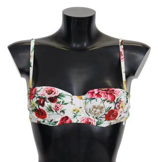 Elegant Floral Bikini Top – Summer Chic - Luxury for You