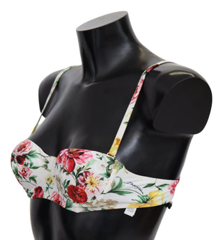 Elegant Floral Bikini Top – Summer Chic - Luxury for You