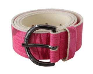 Elegant Pink Leather Fashion Belt - Luxury for You