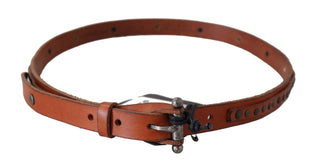 Elegant Leather Waist Belt In Brown - Luxury for You