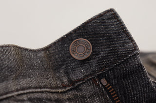 Exquisite Gray Denim Pants For The Modern Gentleman