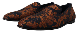 Elegant Floral Slip-on Loafers