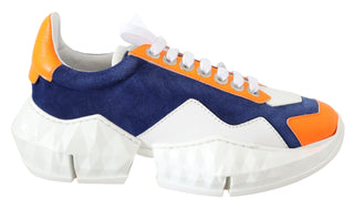 Electric Elegance Leather Mix Sneakers - Luxury for You