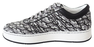 Glittering Slip-on Sneakers - Silver And Black - Luxury for You