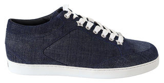 Chic Slip-on Blue Denim Suede Sneakers - Luxury for You