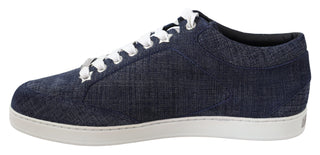 Chic Slip-on Blue Denim Suede Sneakers - Luxury for You