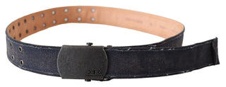 Chic Blue Leather Waist Belt - Luxury for You