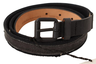 Classic Black Leather Belt With Buckle Fastening - Luxury for You