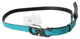 Chic Blue Green Leather Fashion Belt - Luxury for You