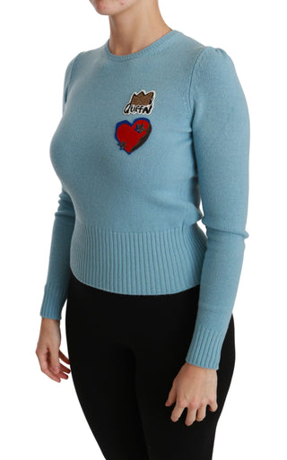 Queen Heart Beaded Wool Sweater - Luxury for You