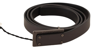 Elegant Leather Belt With Metal Buckle - Luxury for You