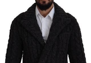 Elegant Double-breasted Wool-cashmere Coat